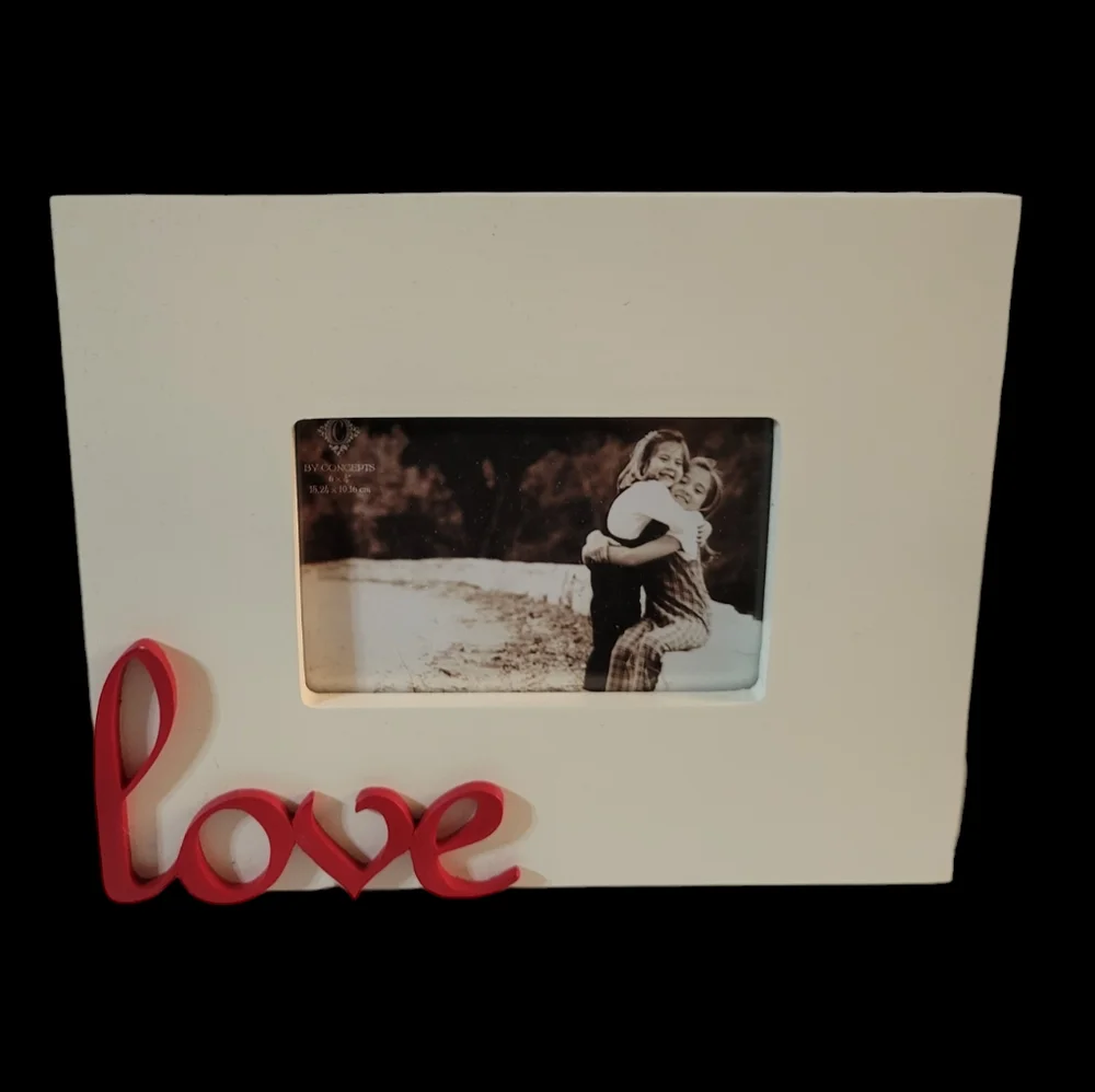 Love Picture Frame Table Top 4 x 6 photo